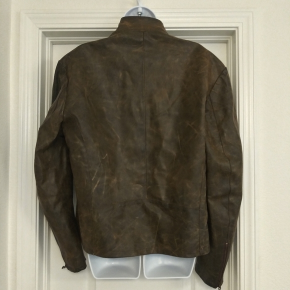 Johnny Florence Distressed Leather Jacket - Picture 2 of 7